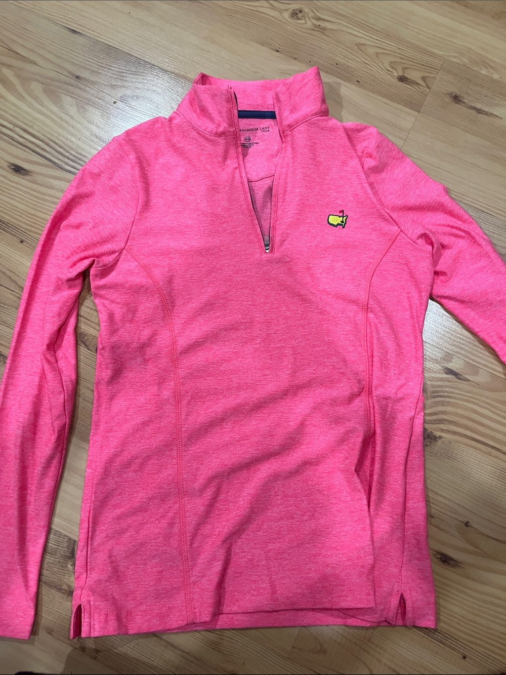 Masters Neon Pink 1/4 Zip Pullover Top